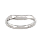 Tiffany & Co Curved Band Ring Pt Platinum — view 2
