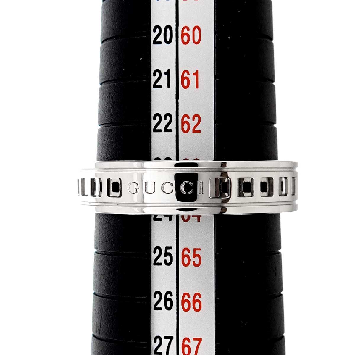 Gucci Scroll Ring 18k WG White Gold 750 — view 6