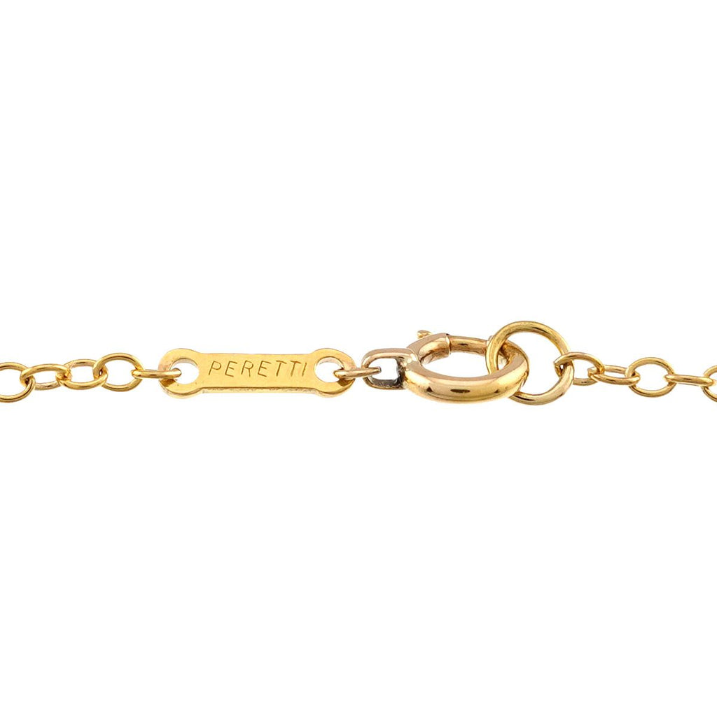 Tiffany & Co Open Heart 35.7 Long Necklace 76 cm 18k YG Yellow Gold — view 6