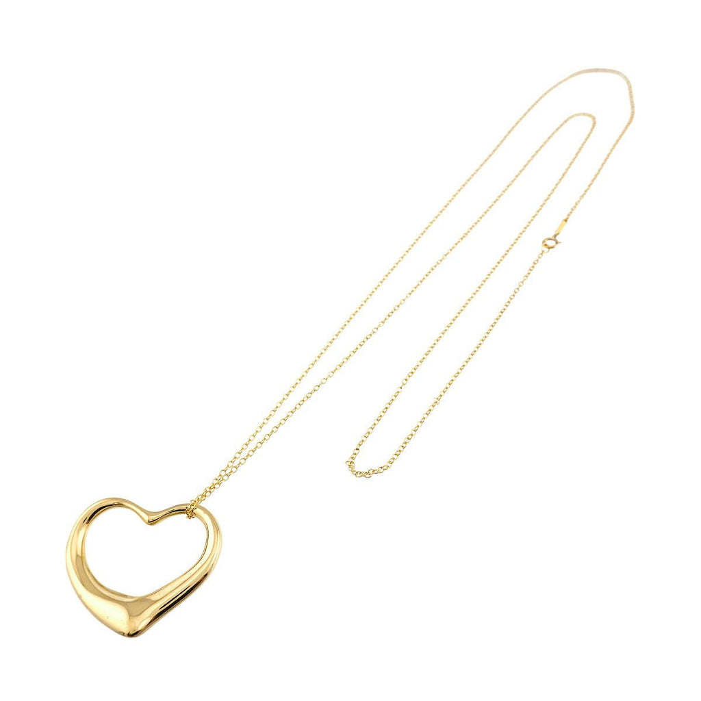 Tiffany & Co Open Heart 35.7 Long Necklace 76 cm 18k YG Yellow Gold — view 2