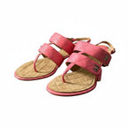 Chanel Kept Quilted Nunlock CC Logo Sandals 37c Pink Leather