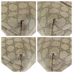 Gucci Vintage Sherry Line Beige Brown GG Supreme Canvas Leather Tote Shoulder — view 3