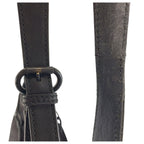 Gucci Black GG Canvas Leather Hobo Shoulder — view 6