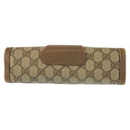 Gucci Vintage Sherry Line Beige GG Supreme Canvas Clutch — view 9