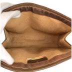 Gucci Vintage Sherry Line Beige GG Supreme Canvas Clutch — view 8