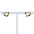 Tiffany & Co Open Heart Elsa Peretti Gold Earrings