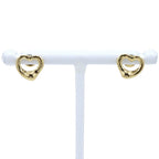 Tiffany & Co Open Heart Elsa Peretti Gold Earrings