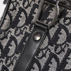 Dior Speedy 25 Handbag Trotter Black Silver — view 8