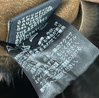 Fendi Mink Scarf FF Zucca Leather Fur Black — view 6