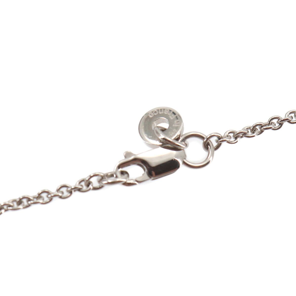 Hermes Col Necklace Grimeia Silver Swift Horn Motif — view 6