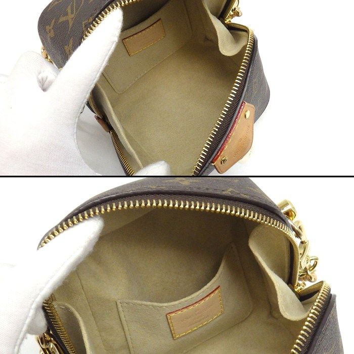 Louis Vuitton Shoulder Bag Just in Case Monogram Canvas Cowhide Leather — view 5