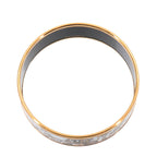 Hermes Enamel GM Bangle Bracelet Multicolor Gold Carriage Email GM — view 6