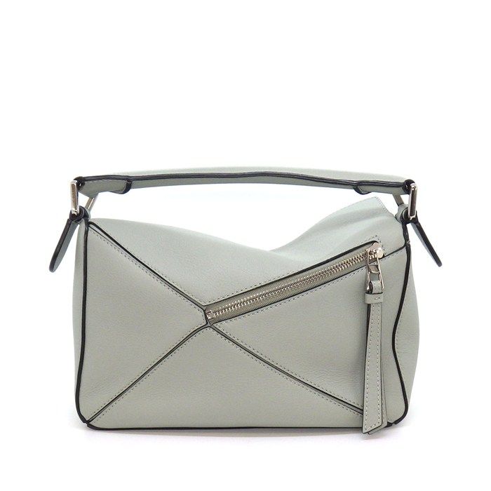 Loewe Shoulder Bag Puzzle Back Small Anniversary Limited Tokyo Ash Gray Leather — view 2