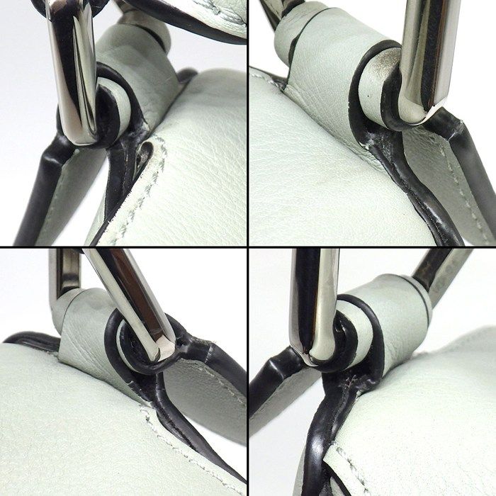 Loewe Shoulder Bag Puzzle Back Small Anniversary Limited Tokyo Ash Gray Leather — view 9