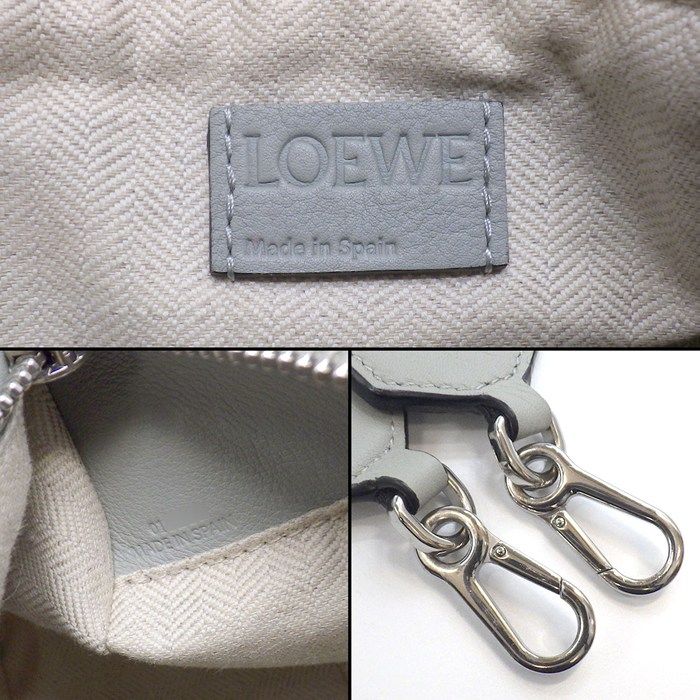 Loewe Shoulder Bag Puzzle Back Small Anniversary Limited Tokyo Ash Gray Leather — view 6