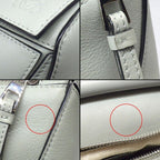 Loewe Shoulder Bag Puzzle Back Small Anniversary Limited Tokyo Ash Gray Leather — view 8