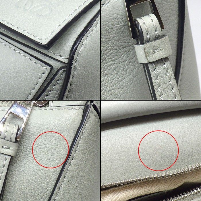 Loewe Shoulder Bag Puzzle Back Small Anniversary Limited Tokyo Ash Gray Leather — view 8