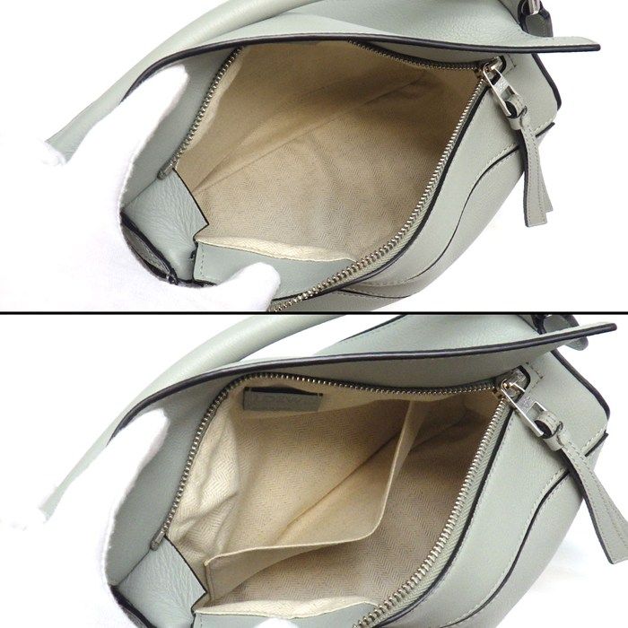 Loewe Shoulder Bag Puzzle Back Small Anniversary Limited Tokyo Ash Gray Leather — view 5