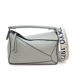 Loewe Shoulder Bag Puzzle Back Small Anniversary Limited Tokyo Ash Gray Leather