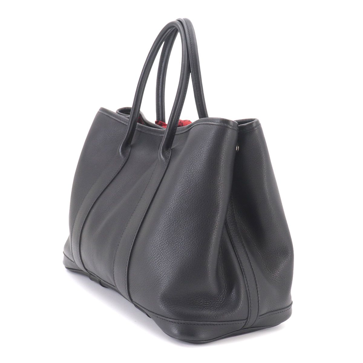Hermes Garden Party 30 TPM Tote Swift Black Silver — view 3