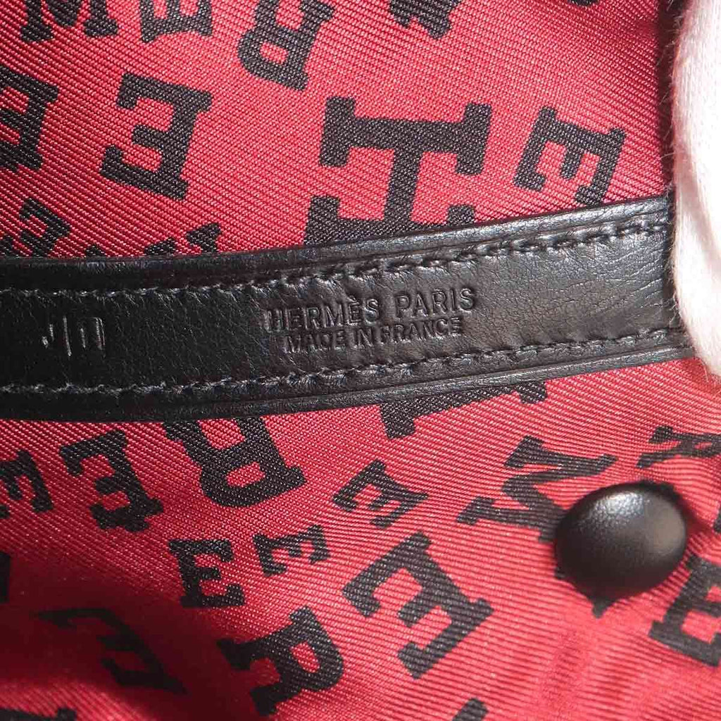 Hermes Garden Party 30 TPM Tote Swift Black Silver — view 8