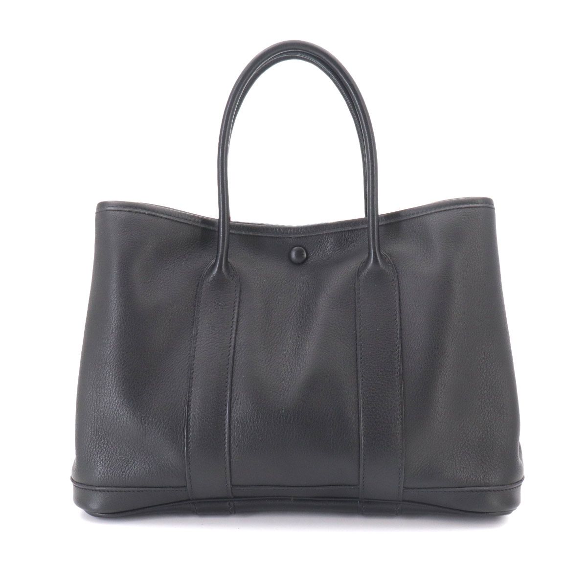 Hermes Garden Party 30 TPM Tote Swift Black Silver — view 2
