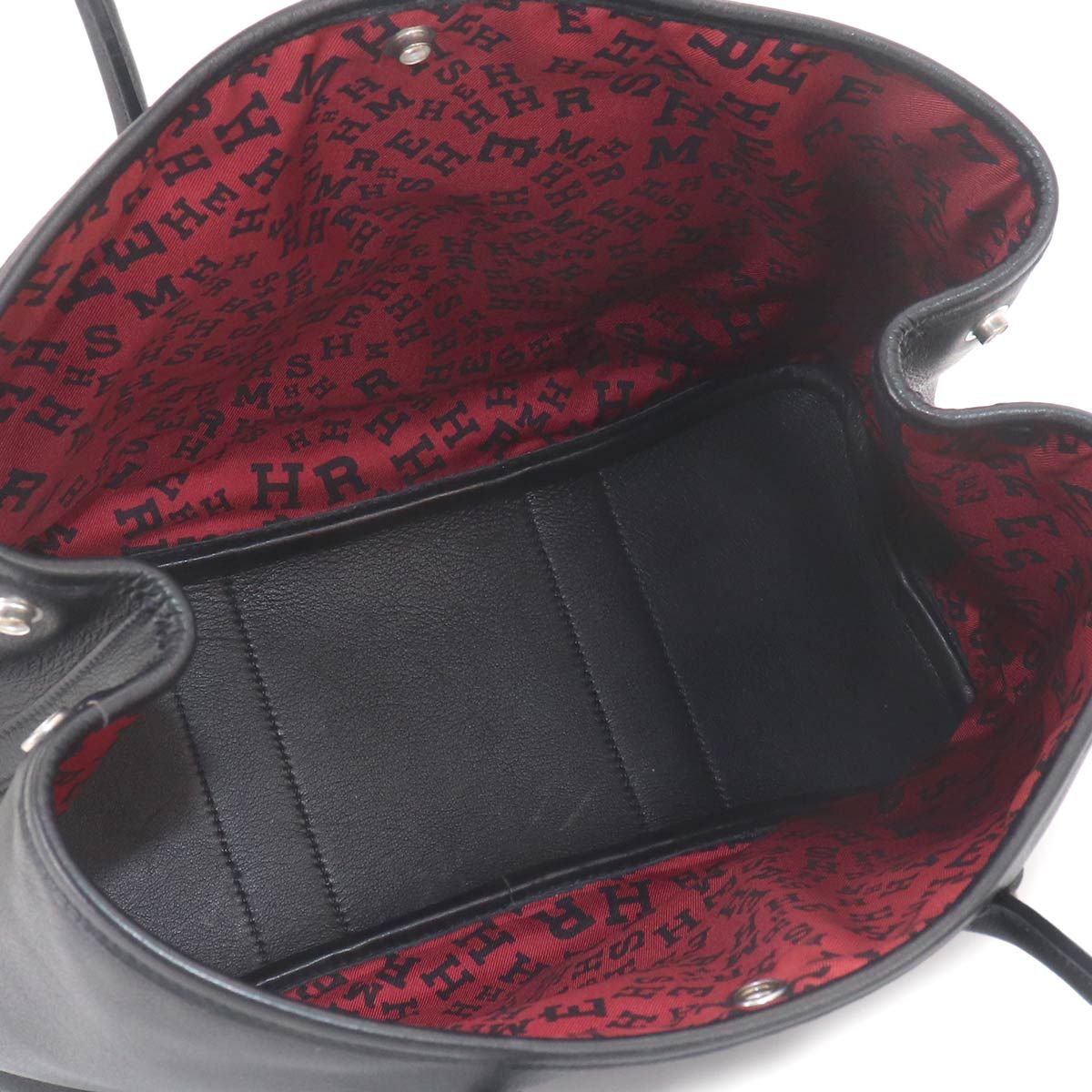 Hermes Garden Party 30 TPM Tote Swift Black Silver — view 7