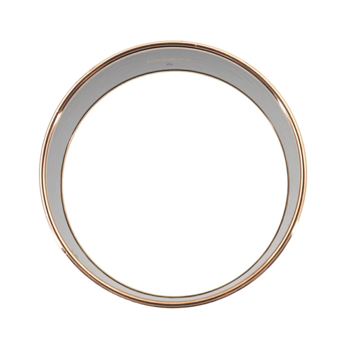 Hermes Enamel TGM Bangle Bracelet Blue Multicolor Gold Email TGM — view 3
