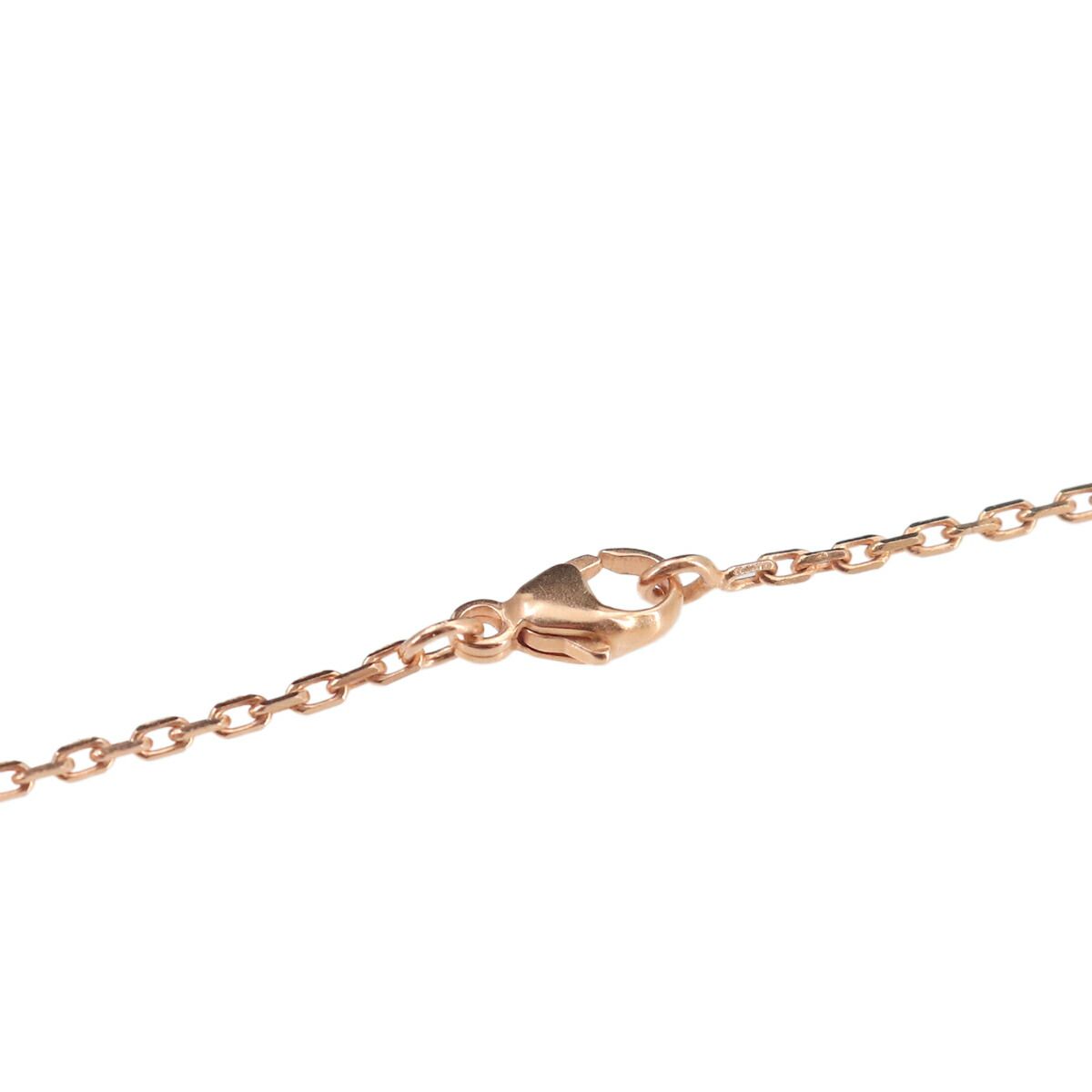 Hermes Mini Pop Necklace New Gold Rose — view 5