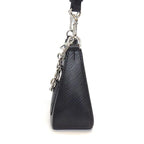 Louis Vuitton Shoulder Bag Marais Rini Noir White Epi Leather Silver — view 3