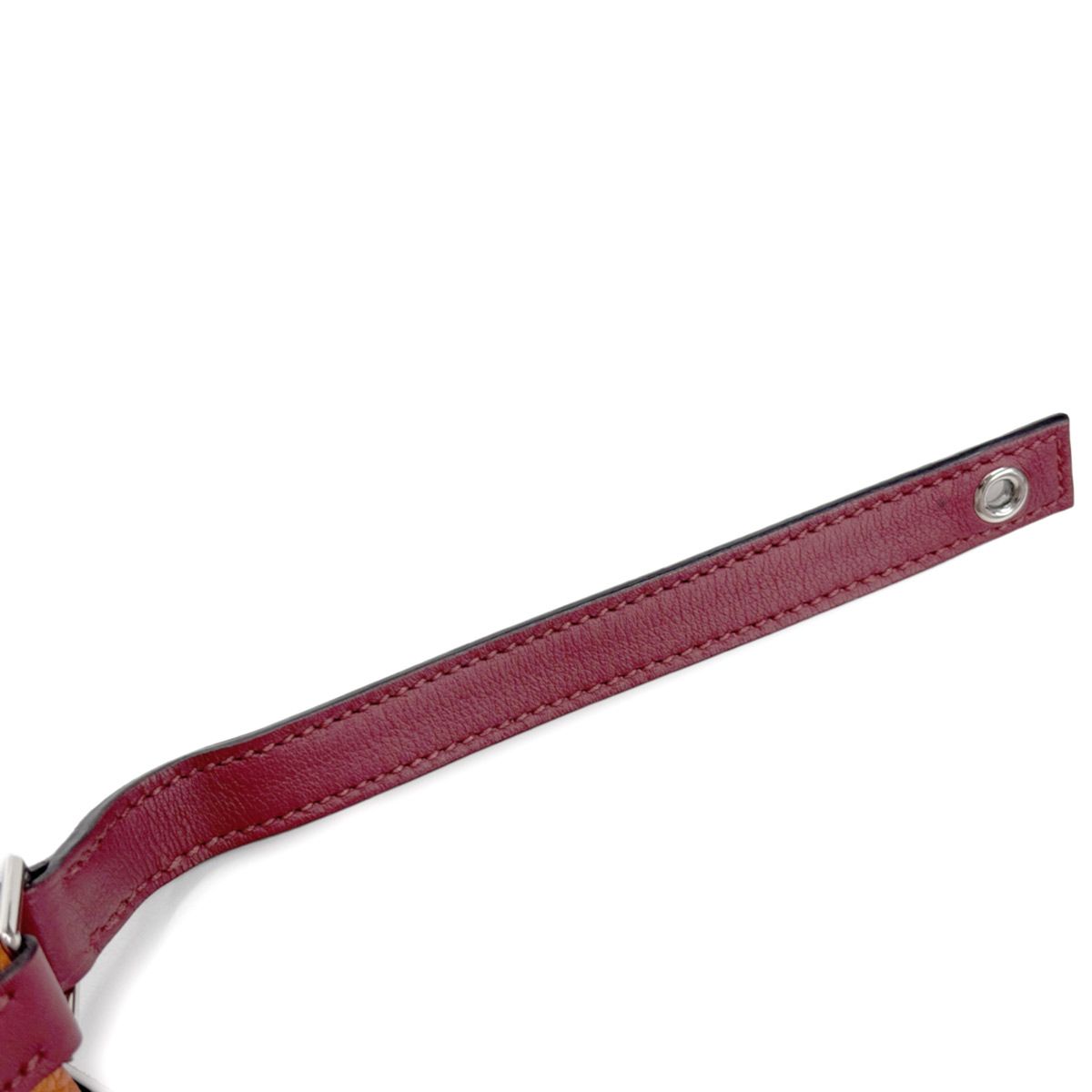 Hermes Picotin Lock Touch Hand Bag Taurillon Clemence Swift Rouge Grena Orange — view 9
