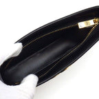 Celine Shoulder Bag Tilly Black White Triomphe Canvas Leather — view 5