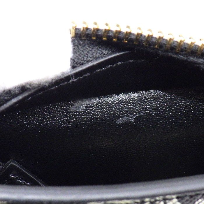 Celine Shoulder Bag Tilly Black White Triomphe Canvas Leather — view 9