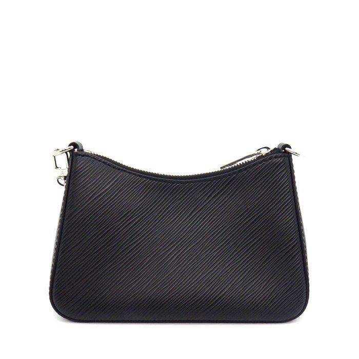 Louis Vuitton Shoulder Bag Marais Rini Noir White Epi Leather Silver — view 2
