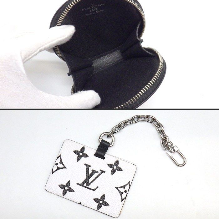 Louis Vuitton Shoulder Bag Marais Rini Noir White Epi Leather Silver — view 6