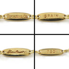 Tiffany & Co Necklace Open Heart 16 Diamond 18k Yellow Gold — view 5