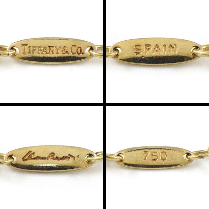 Tiffany & Co Necklace Open Heart 16 Diamond 18k Yellow Gold — view 5