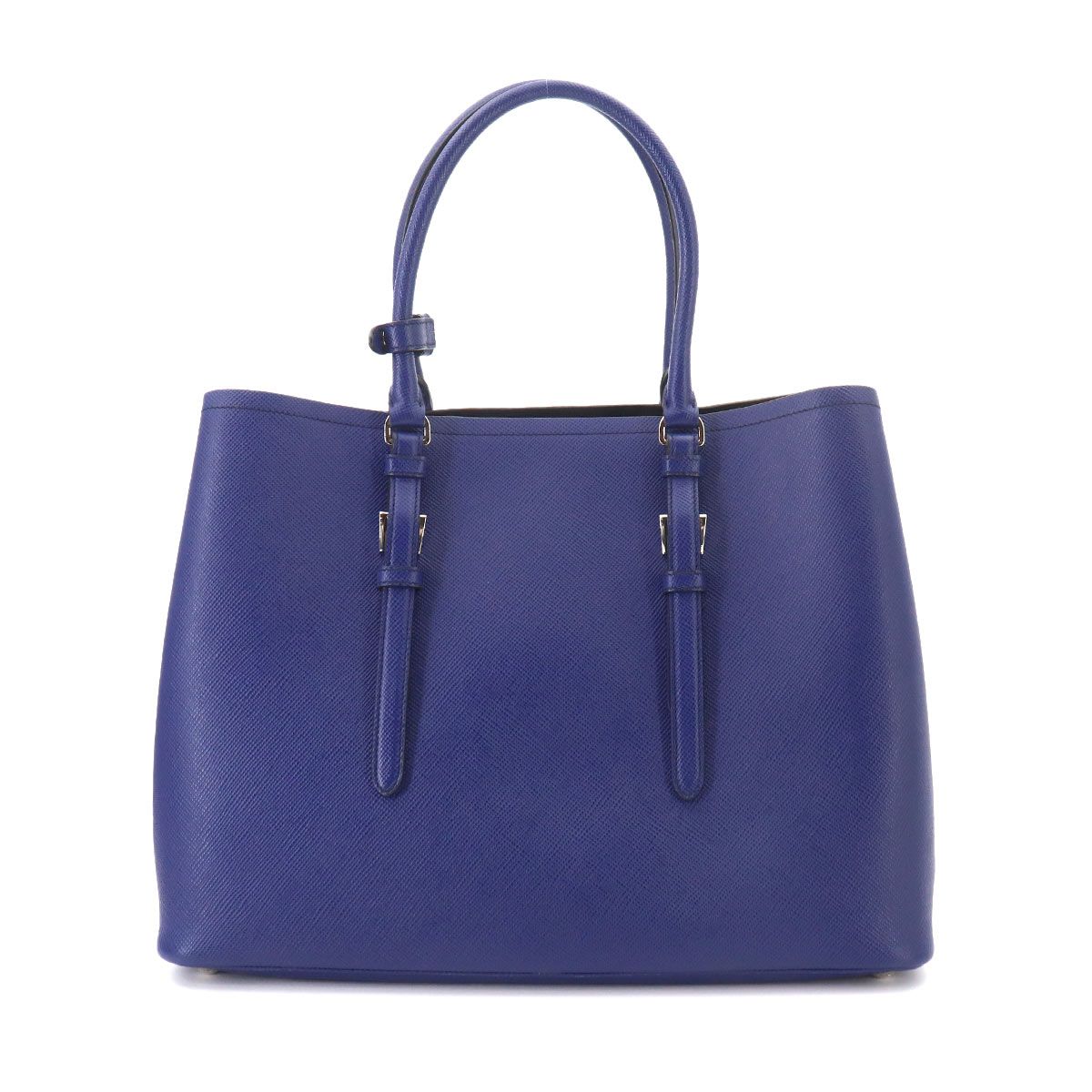 Prada 2-Way Tote Shoulder Bag Saffiano Leather Blue — view 3