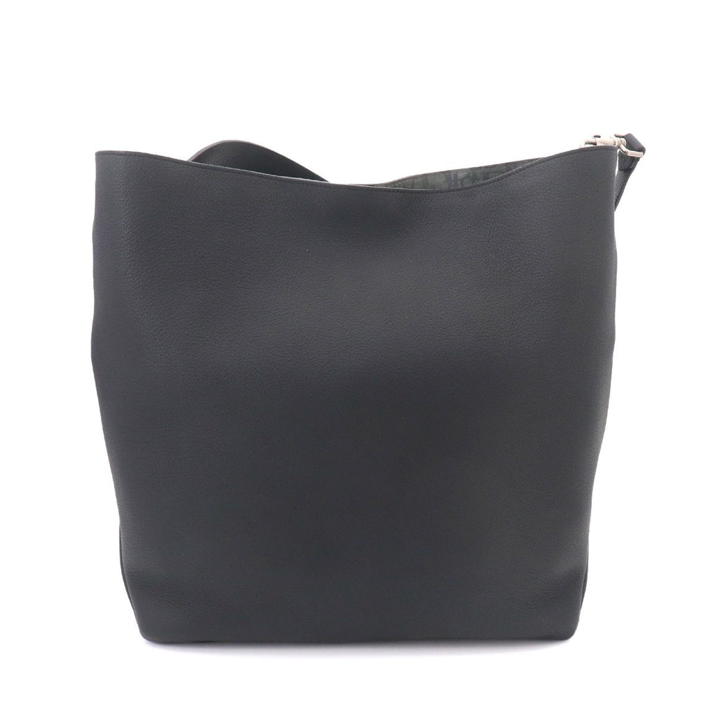 Dior Vertical Hobo 2-Way Tote Shoulder Bag Leather Black — view 2