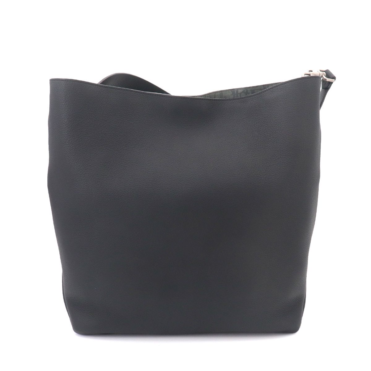 Dior Vertical Hobo 2-Way Tote Shoulder Bag Leather Black — view 2