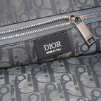 Dior Vertical Hobo 2-Way Tote Shoulder Bag Leather Black — view 8