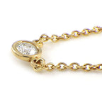 Tiffany & Co Necklace by the Yard Single Diamond 18k Yellow Gold — view 2
