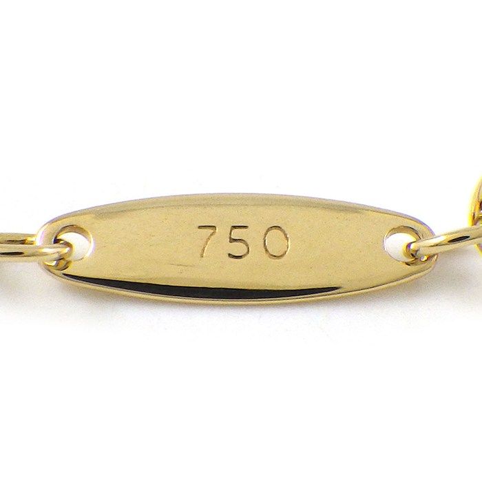 Tiffany & Co Necklace by the Yard Single Diamond 18k Yellow Gold — view 4