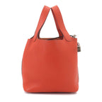 Hermes Picotin Lock 18 PM Hand Bag Taurillon Maurice Terbatie Silver — view 3