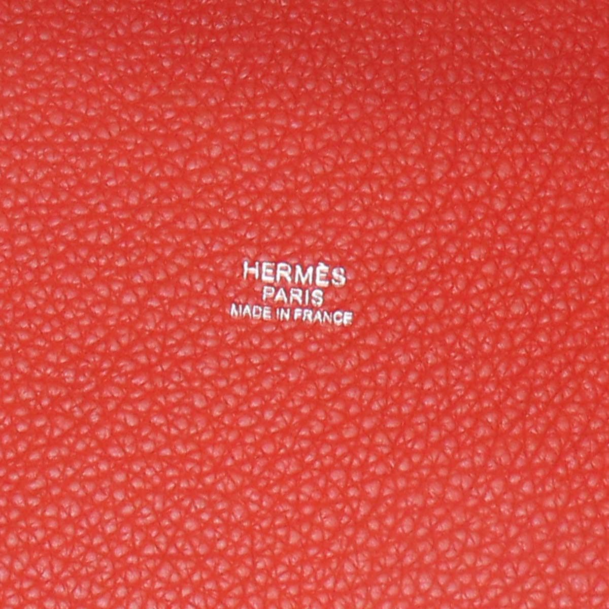 Hermes Picotin Lock 18 PM Hand Bag Taurillon Maurice Terbatie Silver — view 9