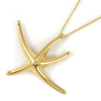 Tiffany & Co Necklace Star Fish Large 18k Yellow Gold