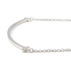 Tiffany & Co Necklace T Smile Small 18k White Gold — view 2