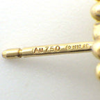 Gucci Earrings Double Studs GG Running Logo 18k Yellow Gold — view 4