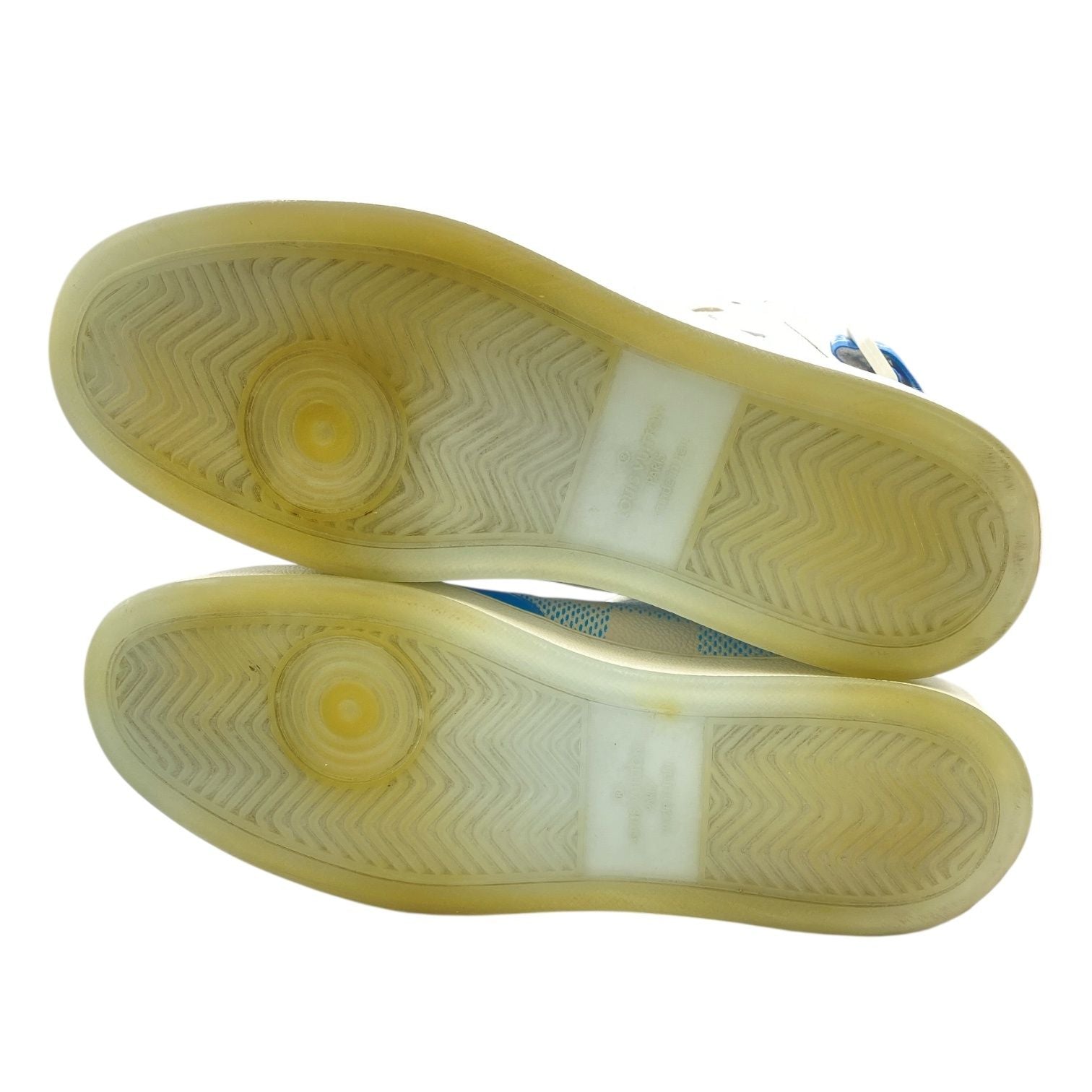 Louis Vuitton Sneakers Leather Rivoli Line White Brown Monogram Pattern — view 8