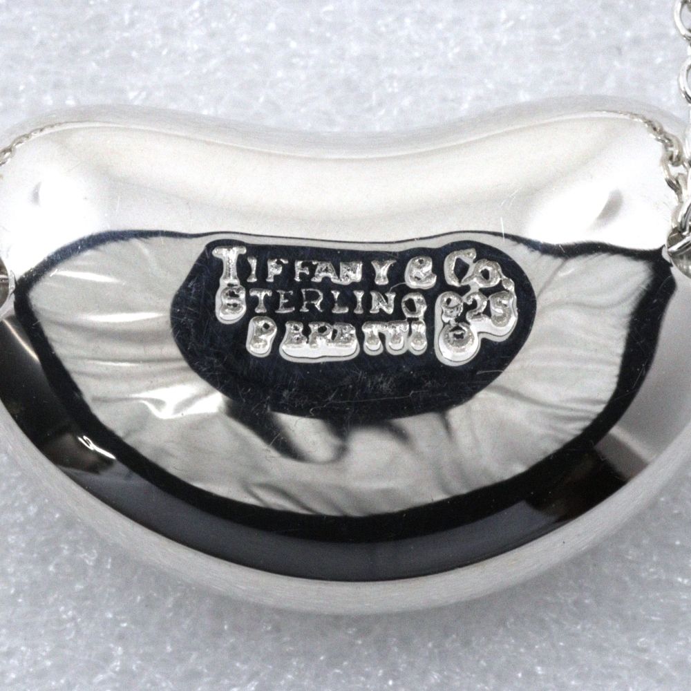 Tiffany & Co Bean Elsa Peretti 925 Sterling Silver Necklace — view 9